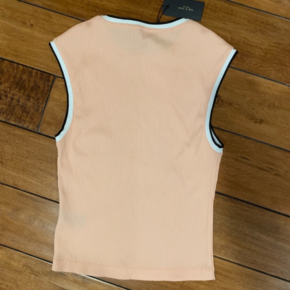 Rag and Bone Watt pink top - Picture 4 of 6